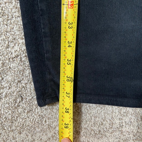 J Crew Vintage Slim Straight Black Corduroy Pants Womens Size 30 - Picture 6 of 6